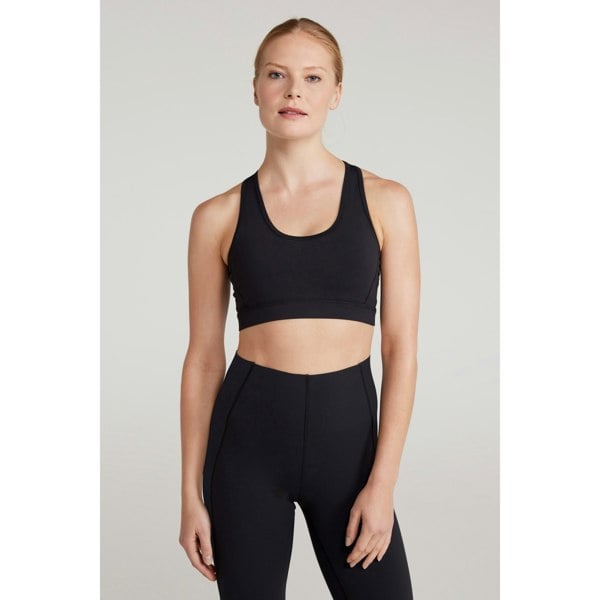 Mountain Warehouse Women's Motion Mesh Sports Bra - Black
