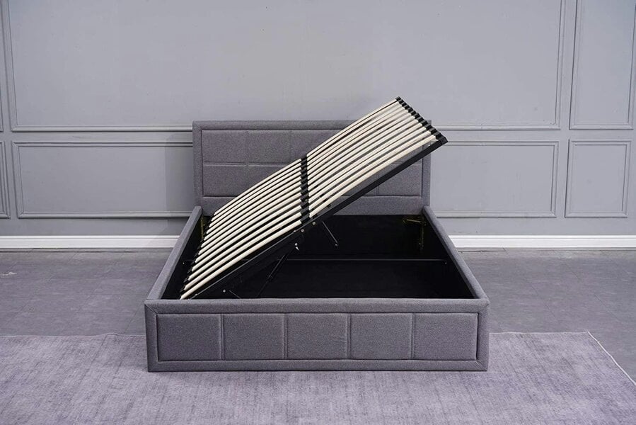 Kosy Koala Ottoman Storage Bed grey 3ft single fabric wooden bedroom