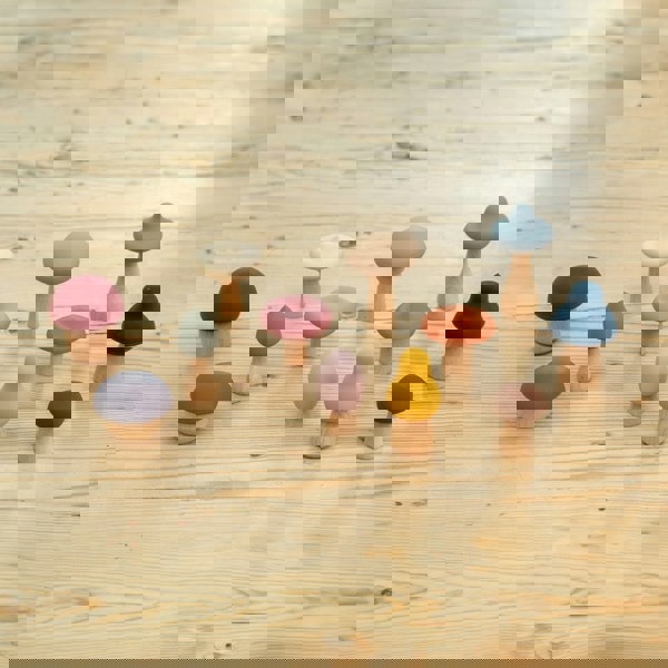 tickit SiliSoft® Woodland Mushroom Set (Earth)