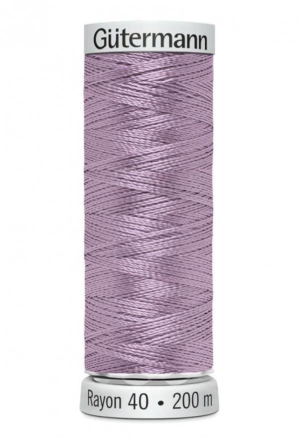 Gutermann No 40 Sulky Rayon Embroidery Thread 200m Rayon Thread Suitable For Embroidery