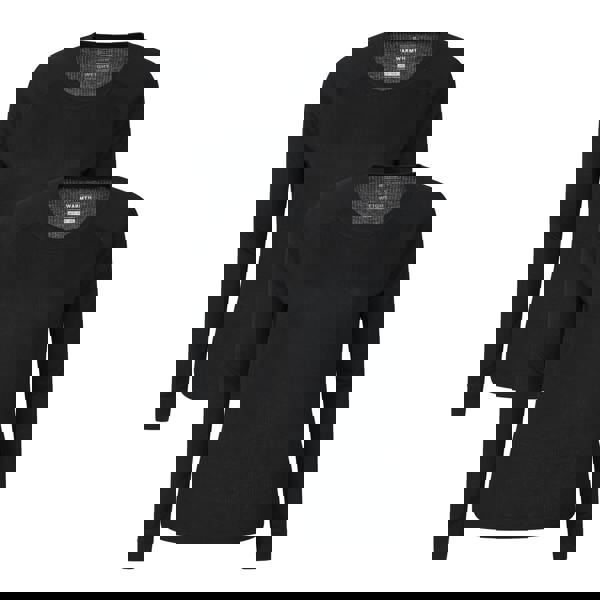 Mountain Warehouse Womens/Ladies Talus Thermal Base Layer Top (Pack of 2) - Black