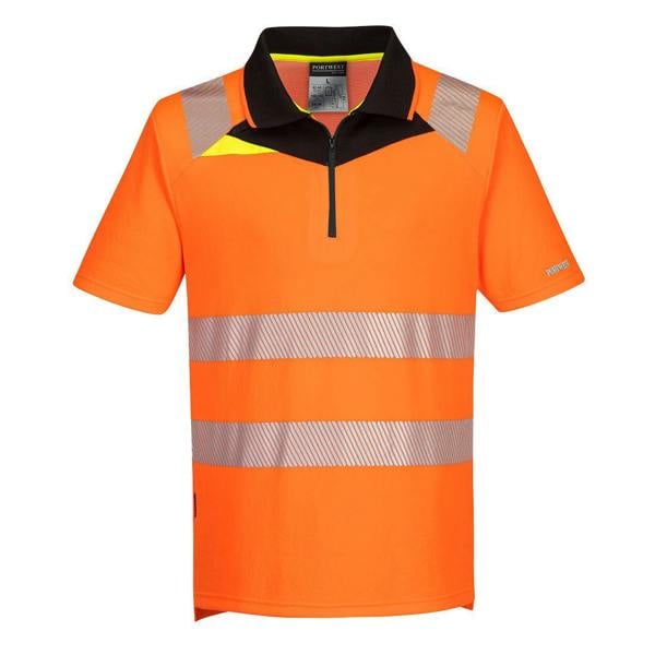 DX4 Hi-Vis Zip Polo Shirt S/S - Hi-Vis Trousers