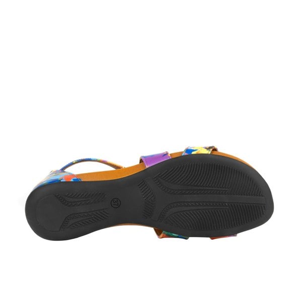 Embassy London Isabella - Summer Colours - Women's leather sandal with padded anatomic insoles