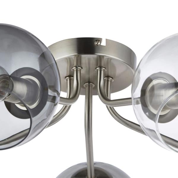 Pagazzi Lighting Branco 5 Light Semi-Flush Ceiling Light