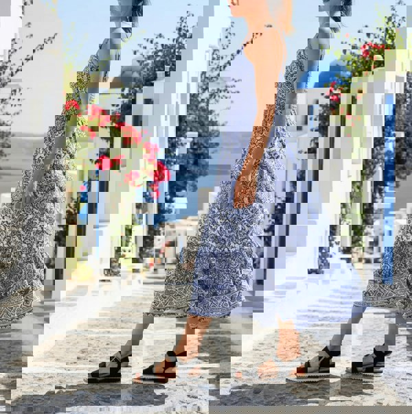 Skechers 114147/BLK BOBS DESERT KISS - SERENDIPITOUS Womens Sandals Black