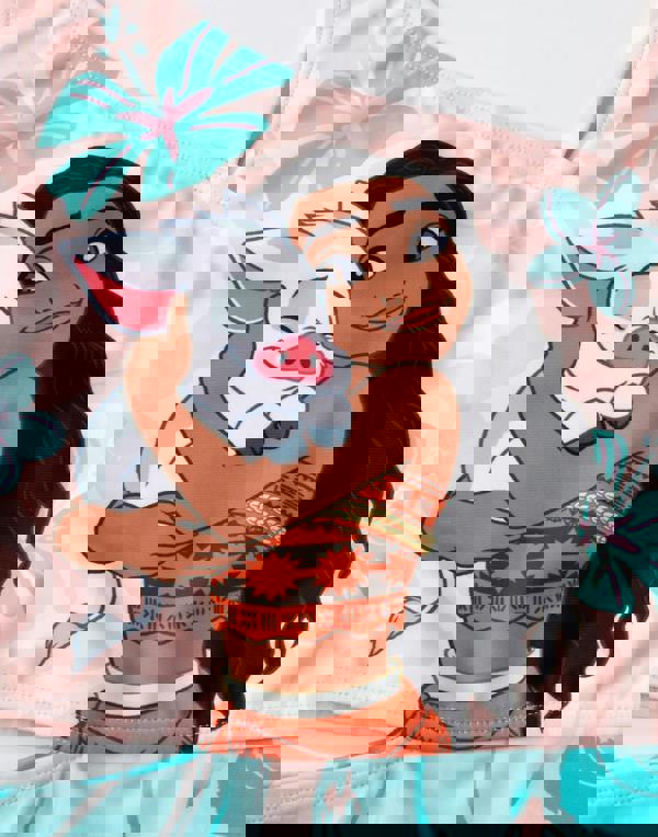 Disney Moana Girls Multicoloured Best Friends 1 Piece Swimming Costume