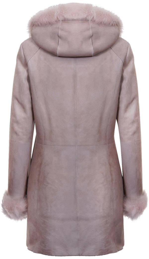 Infinity Leather Ladies Suede Merino Sheepskin Coat-Samara