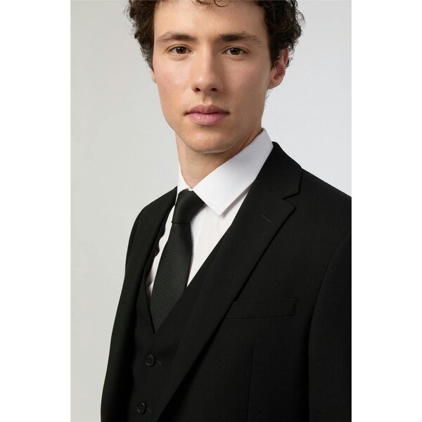 Limehaus Skinny Fit Black Stretch Jacket