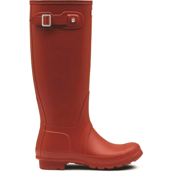 Hunter Original Tall Wellington Boots Womens - Military Red