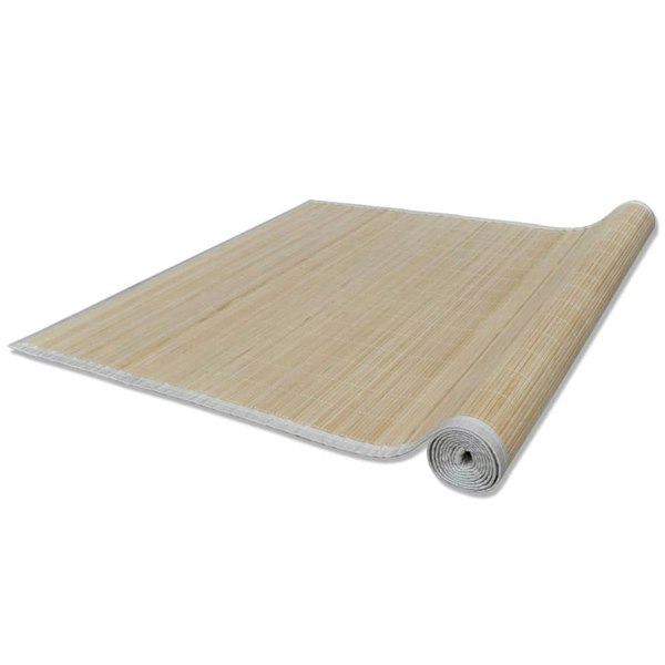 Berkfield Rectangular Natural Bamboo Rugs 4 pcs 120x180 cm