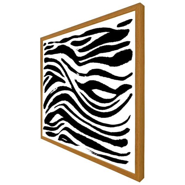 Benjamin Tate Design Zebra stripes print (picture Frame)