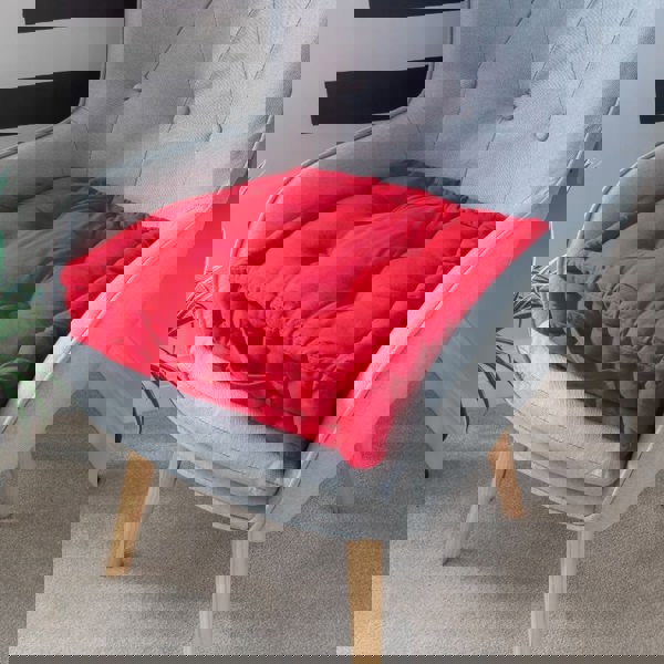 Snug City Seat Pad Cushion Booster 100% Cotton Cover 45cm Square