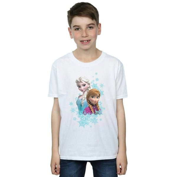 Disney Boys Frozen Elsa And Anna Sisters T-Shirt - White