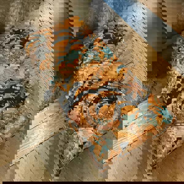 Luxurious plain velvet rectangle bench UK handmade