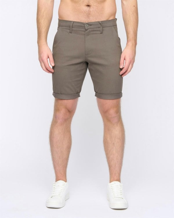Duck and Cover Moreshore Chino Shorts Olive