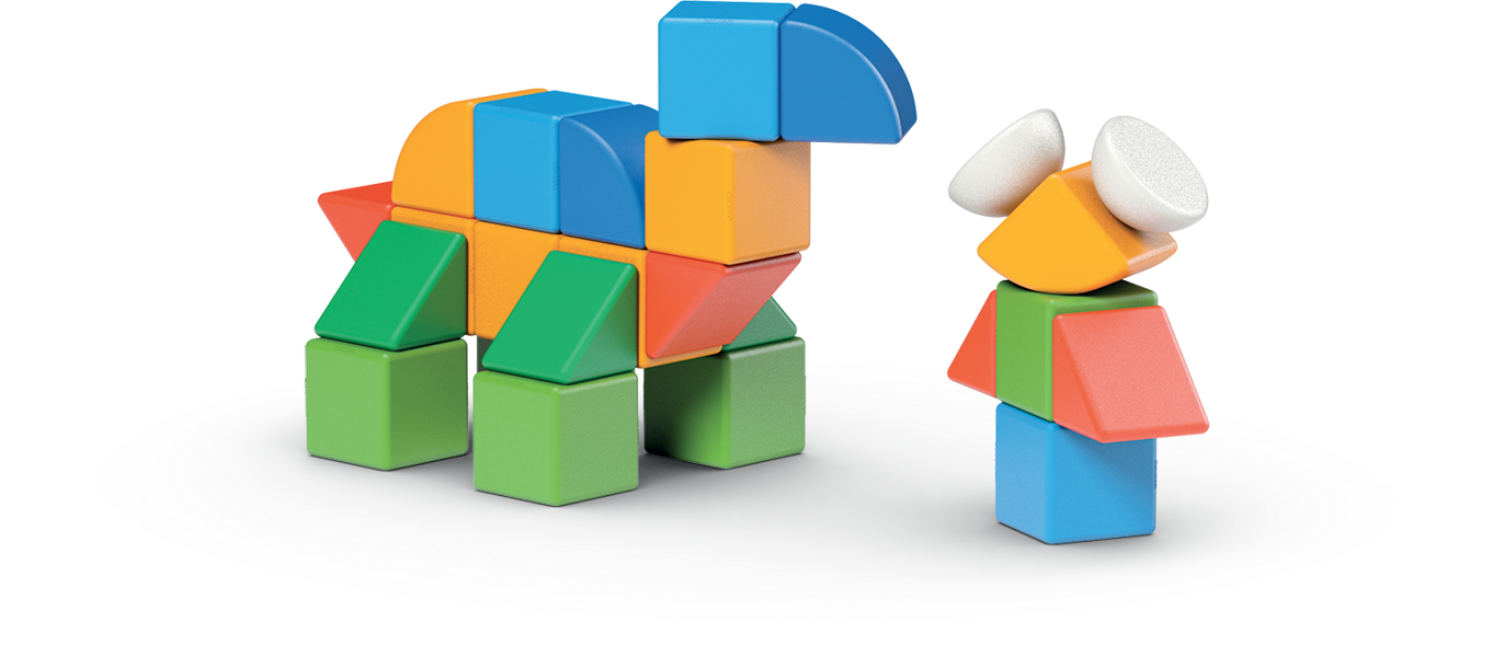 Geomag Magicube Recycled Plastic World Magnetic Shapes -