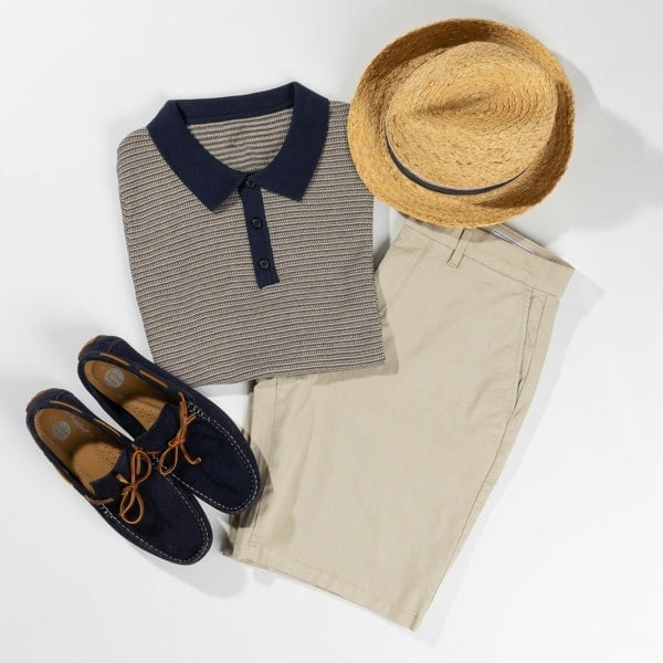 Hush Puppies Reuben Boat Men's Shoes in Navy