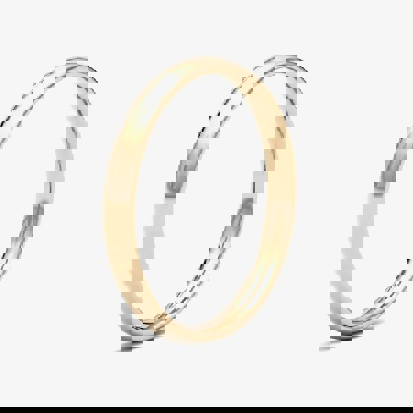 T. H. Baker 18ct Yellow Gold 2.5mm Medium Traditional Court Ring 2.5LMC-18Y J 1/2