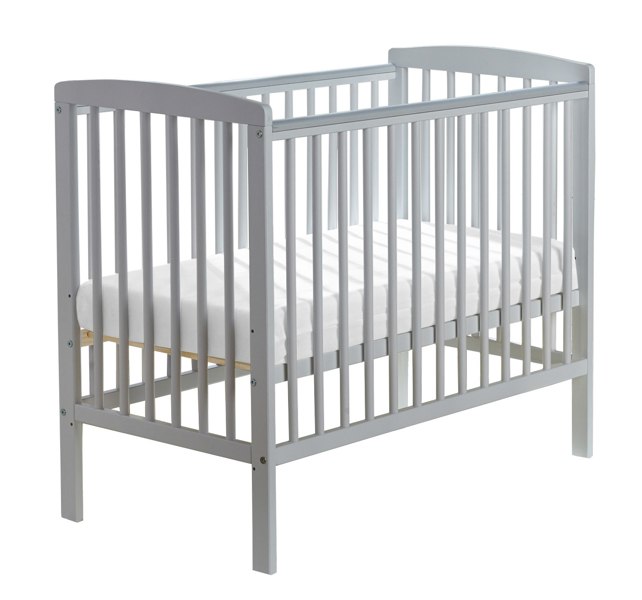 Kinder Valley Sydney Compact Cot Grey With Kinder Flow Mattress