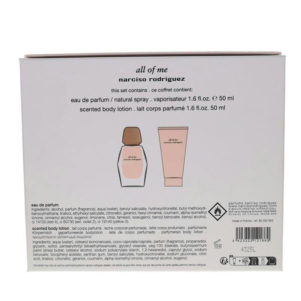 Narciso Rodriguez All Of Me Eau de Toilette Gift Set For Her 50ml