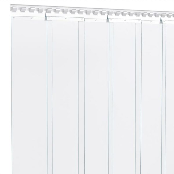 Berkfield Door Curtain Transparent 300 mmx2.6 mm 10 m PVC