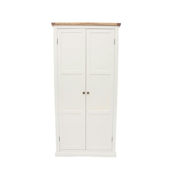 Cosenza 2 Door Wardrobe Brass Knob