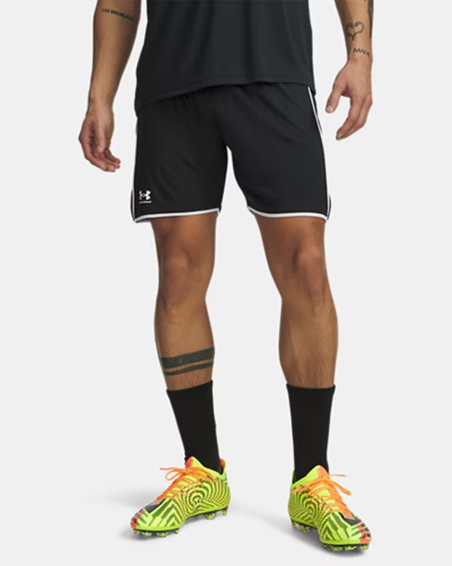 Under Armour Mens Challenger Training Performance Shorts - Black/White