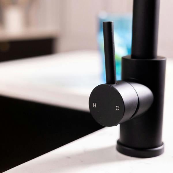 Flode Mång Multi Use Kitchen Mixer Tap | Matt Black