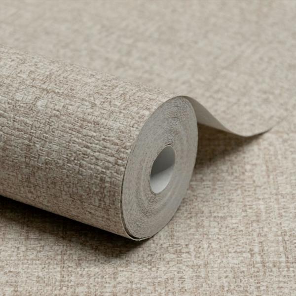 Grandeco Paul Moneypenny Beige Rotan Textile Textured Wallpaper for Grandeco