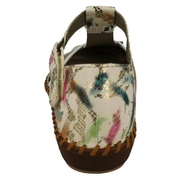Rieker Ladies Rieker Cut Out Detailed T-Bar Summer Shoes M1650
