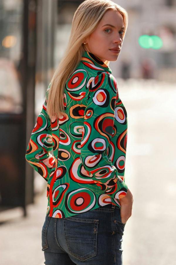 ABSTRACT SWIRL WOMENS PRINT SHIRT – Premium Men's Patterned Shirt by Claudio Lugli | Bold Design, Tailored Fit, Best Printed Shirts