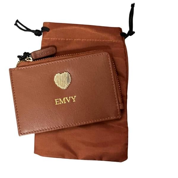 Love EMVY Signature Heart Leather Coin & Card Purse