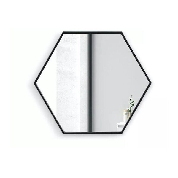 Living and Home Wall Mounted Modern Hexagon Vanity Mirror for Living Room Bathroom
