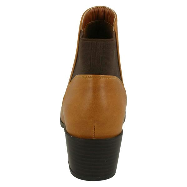 Spot On Ladies Spot On Heeled Ankle Boot