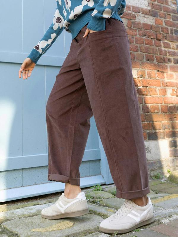 Kite Womens Organic Bloxworth Barrel Leg Cord Trousers