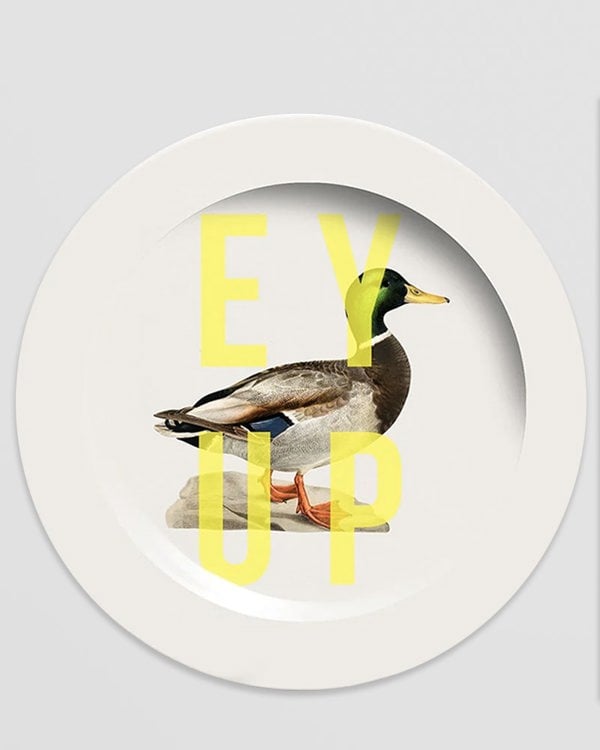 Ey Up Duck side plate