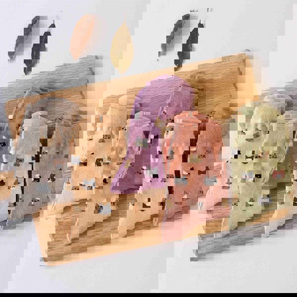 Anysox 5 Pairs Size 5-9 Fashion Socks Thick Warm Cotton Cute Cartoon Cat Animal Ankle Short Casual for Ladies Girls Christmas Gifts Purple