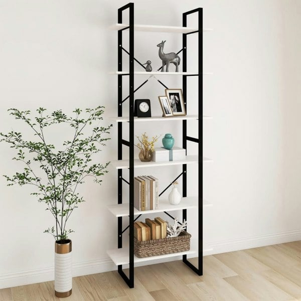 Berkfield High Cabinet White 80x30x210 cm Solid Pine Wood