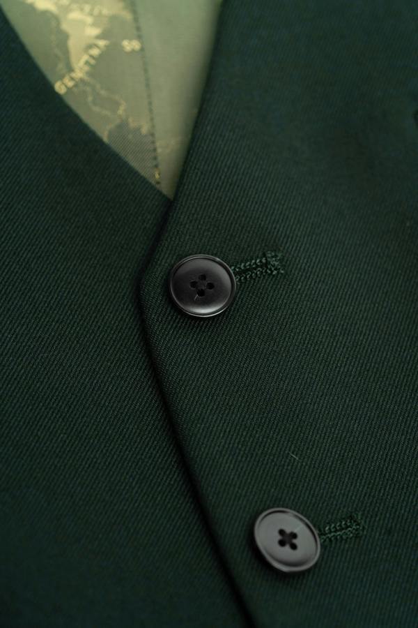 House of Cavani Malibu - Men's Forest Green 3 Piece Suit