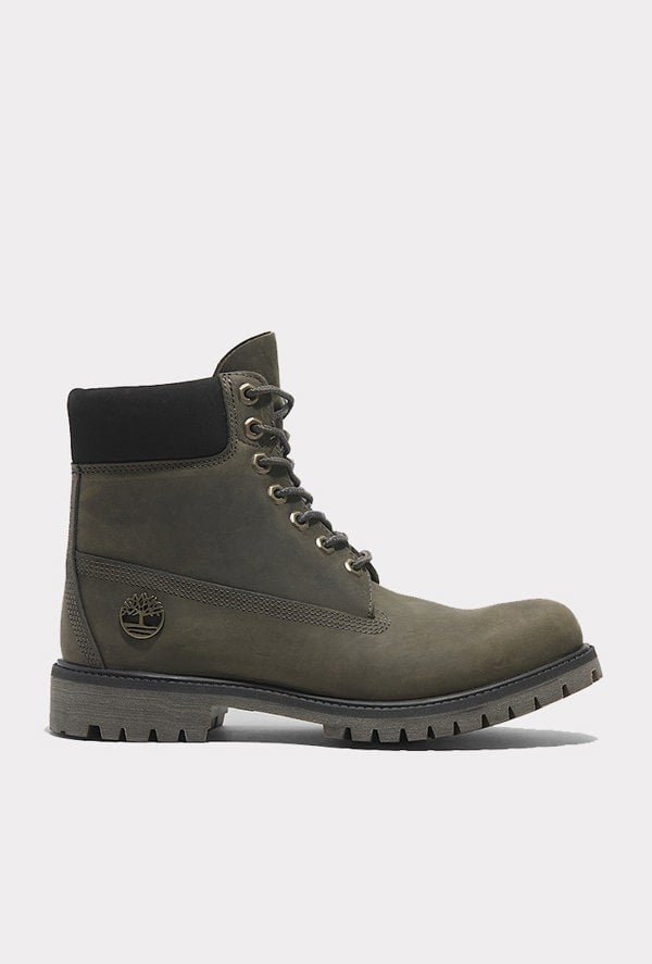 Timberland Men's Premium 6-Inch Lace Up Waterproof Boot - Grey