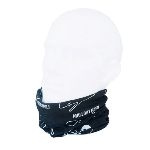 Motorcycle Circuits Neck Gaiter Snood. RUFFNEK® A lightweight motorcycle circuit design neck tube, ideal for motorbike riders. #MotorcycleAccessories #NeckTube #BikerStyle
