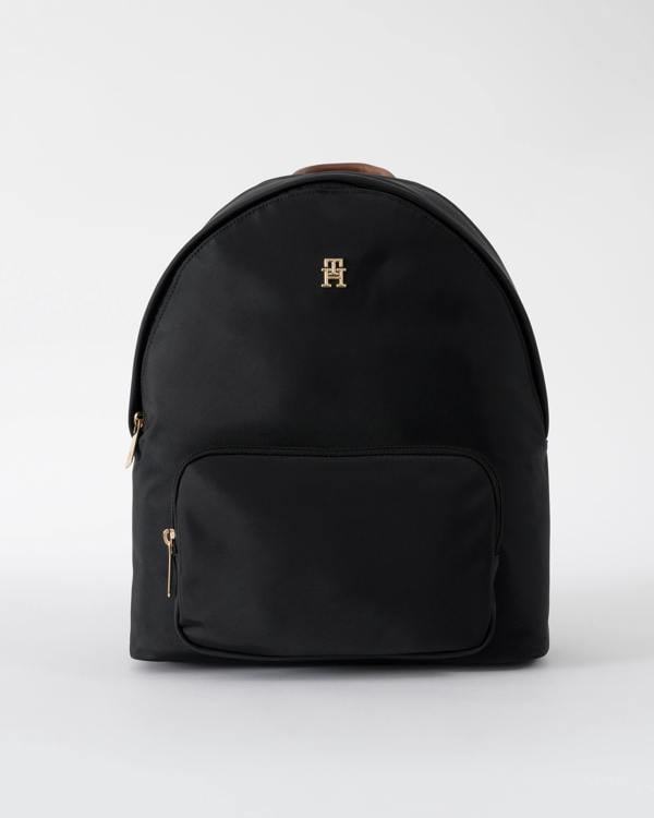 Tommy Hilfiger Popette Dome Womens Backpack in Black