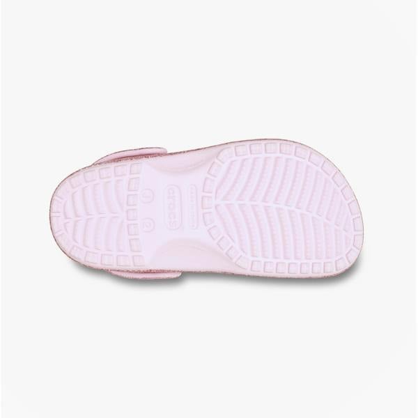 Crocs Crocs CLASSIC CHUNKY GLITTER Girls Clogs Sandals Pink Milk