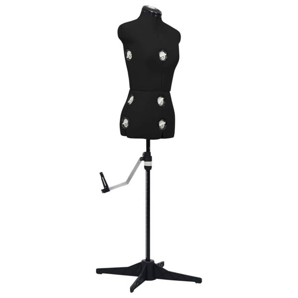 Berkfield Adjustable Dress Form Female Black S Size 33-40