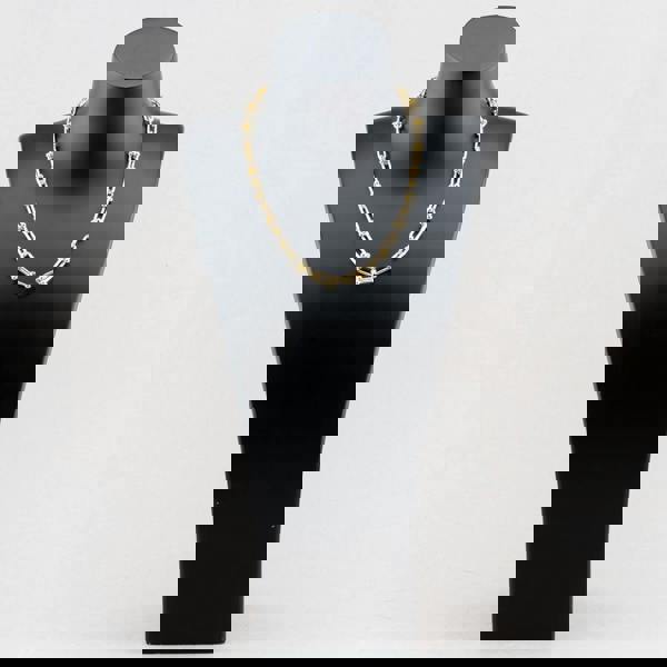 T. H. Baker 9ct Yellow Gold 18 Inch Fancy Ball Bar Chain HBGT-850-9Y-18