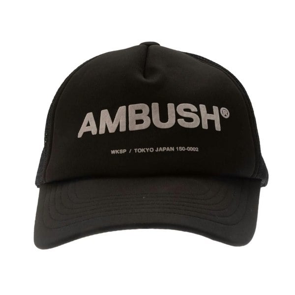 Ambush Classic Logo Cap - Black/White