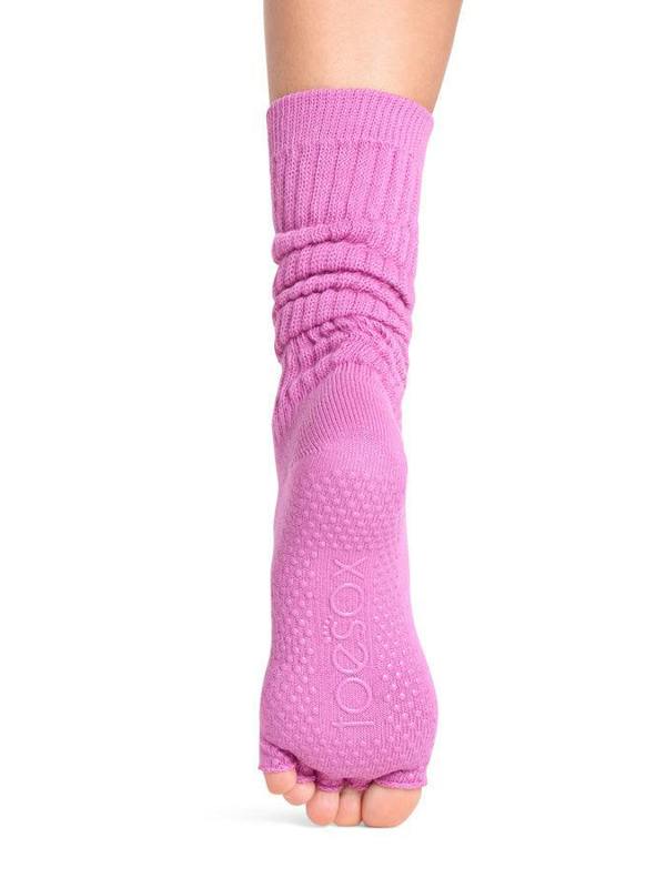 ToeSox Slouch Half Toe Grip Socks