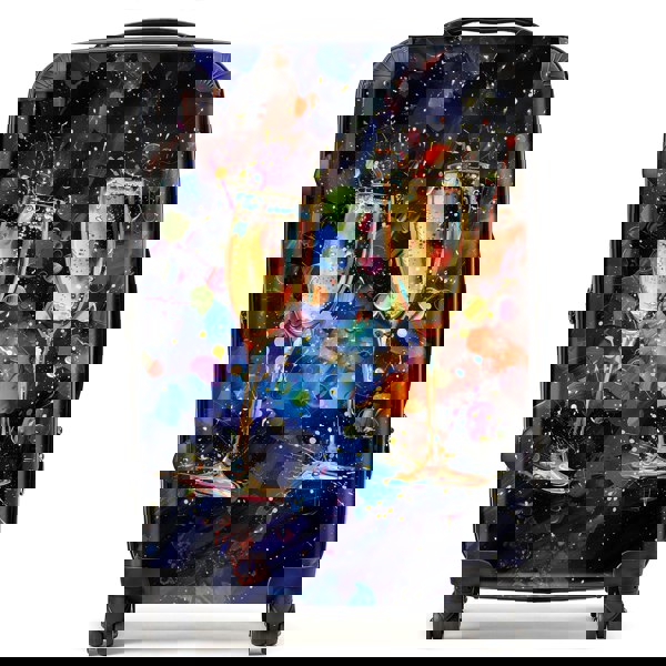 Warren Reed Splashart Champagne Flutes Suitcase
