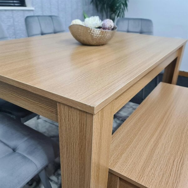 Kosy Koala Dining Table Set with 4 Chairs Dining Room and Kitchen table set of 4, and Bench