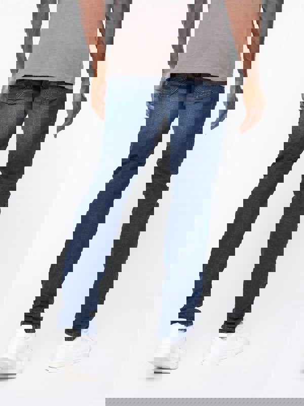 Crosshatch Barbeck Slim Fit Denim Jeans Dark Wash